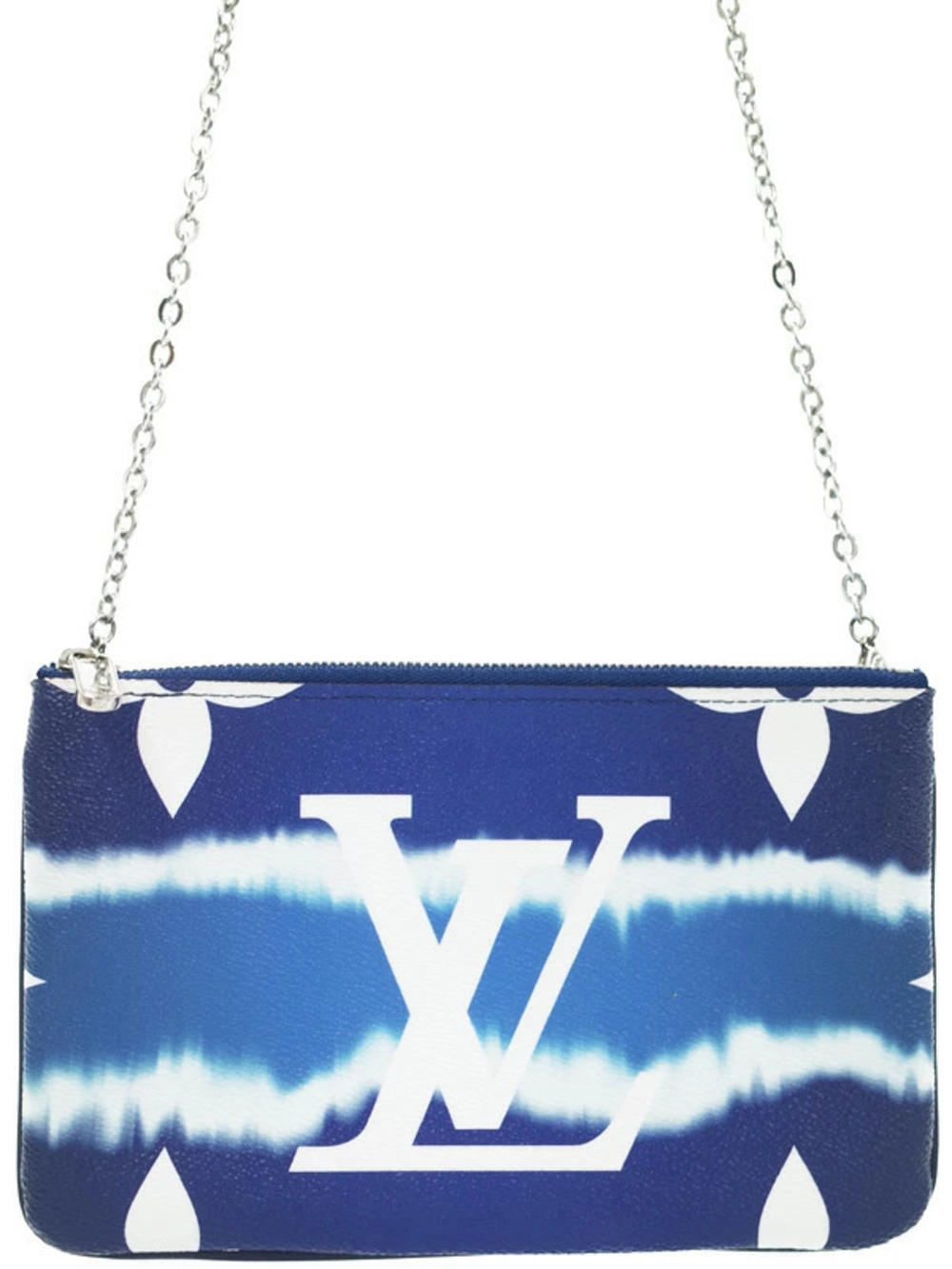 Louis Vuitton LV Escale Pochette Double Zip Chain Shoulder Bag